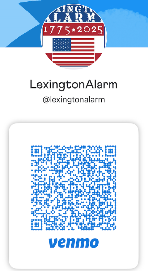 Venmo QR Code for Lexington Alarm