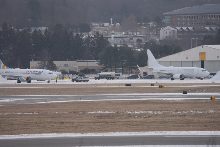 2 Ice Planes Land Same Day at Hanscom