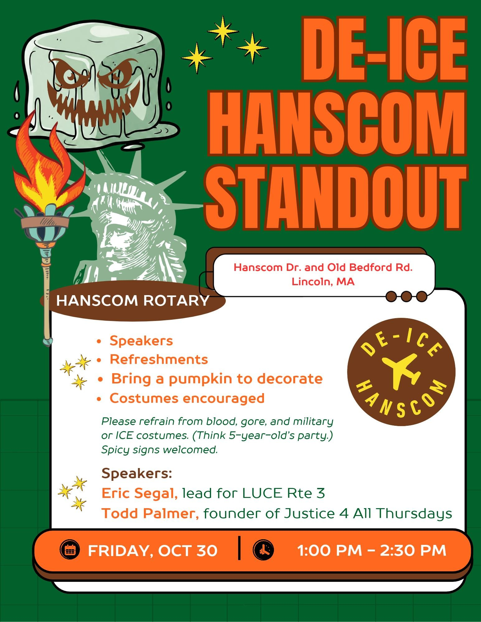 DE-ICE Hanscom Standout flyer